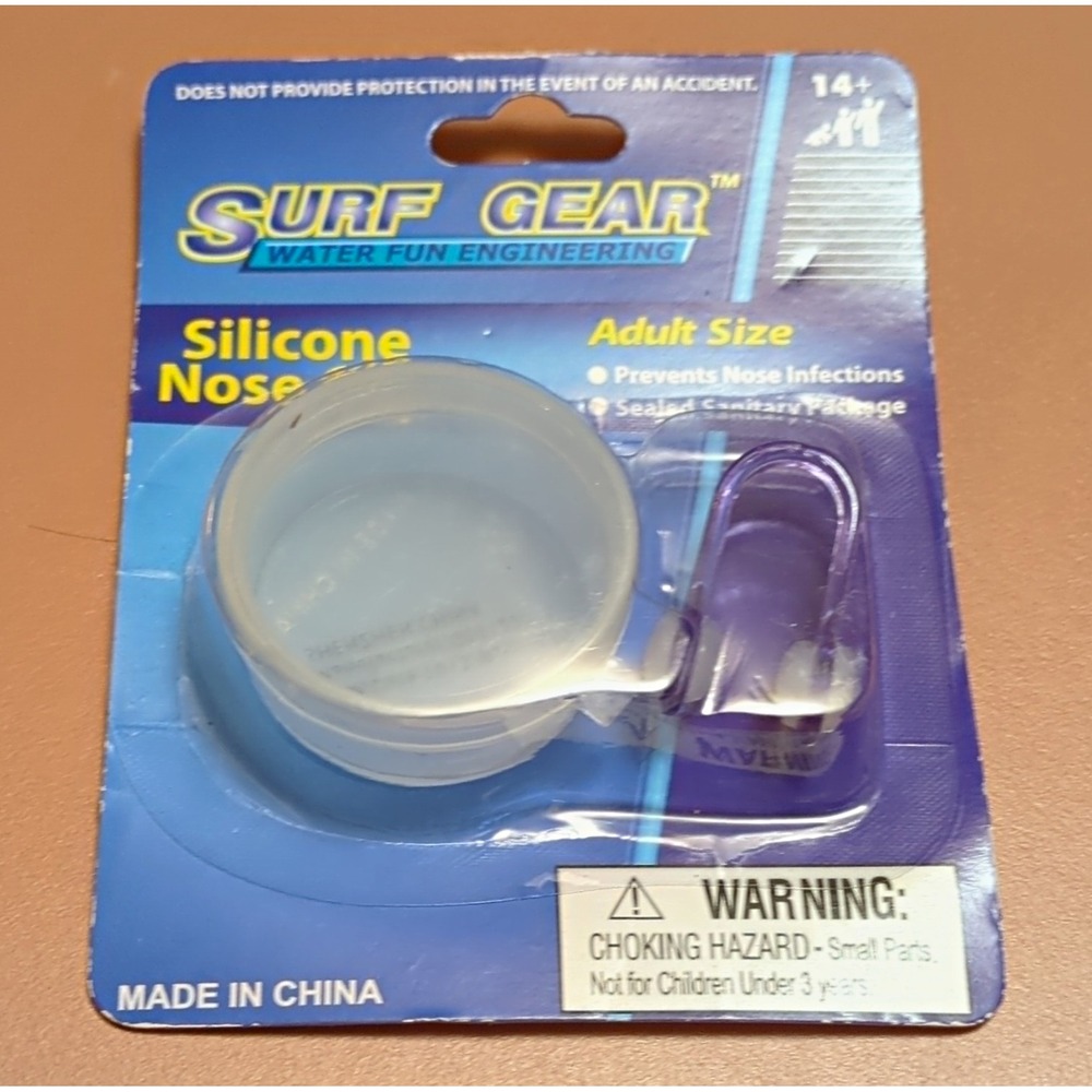 Surf Gear Silicone Nose Clip Adult Size, Model M88 (MPN M88)